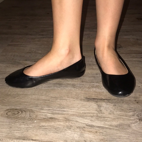 Girl black flats Clearance